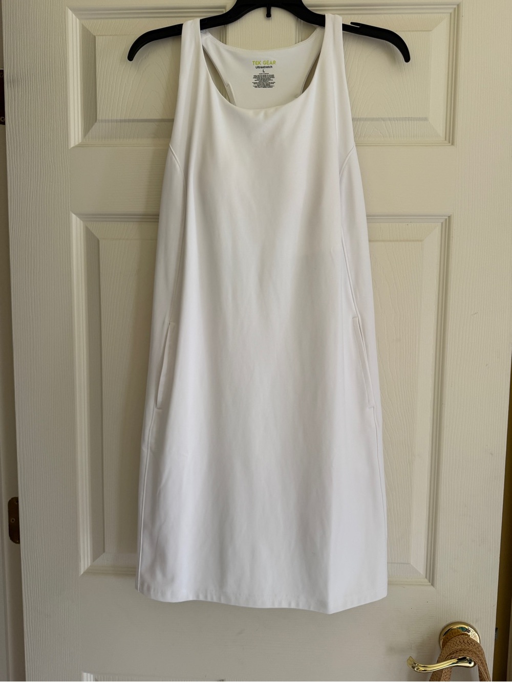 White razorback A-Line Tennis Dress by Tek Gear